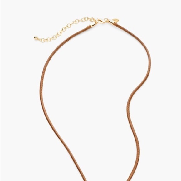 Chicos tegan necklace NEW Gold toned and Tan Tassel Necklace - Picture 4 of 8